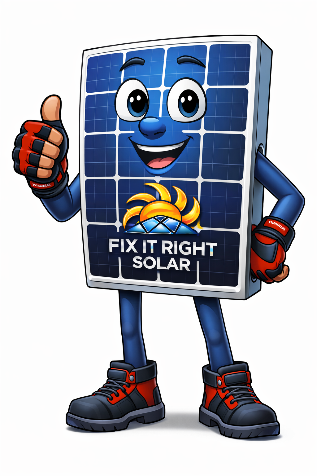 Felix the Fix It Right Solar mascot — referred by someone